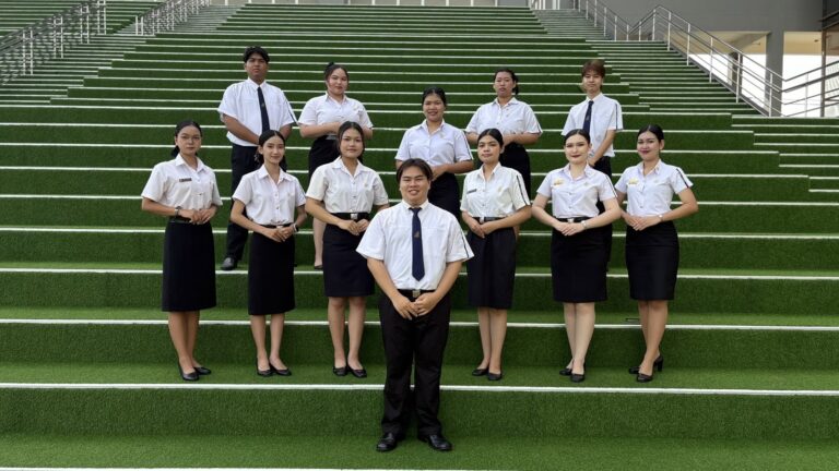 ขอแสดงความยินดีกับนักศึกษาสาขาวิชาวิทยาศาสตร์เครื่องสำอาง ชั้นปีที่ 2 ในการดำรงตำแหน่งในคณะกรรมการสโมสรนักศึกษา ประจำปี 2569